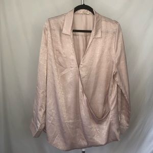 Flowy blush boutique top